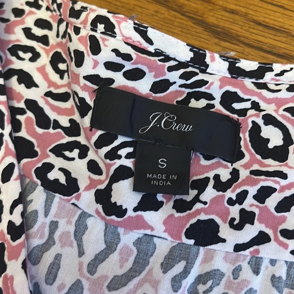 J.Crew mauve pink leopard midi wrap dress - Picture 12 of 13